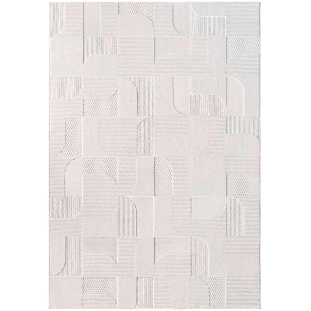 FLACHWEBETEPPICH 140/200 cm Doha Creme  - Creme, Design, Textil (140/200cm)
