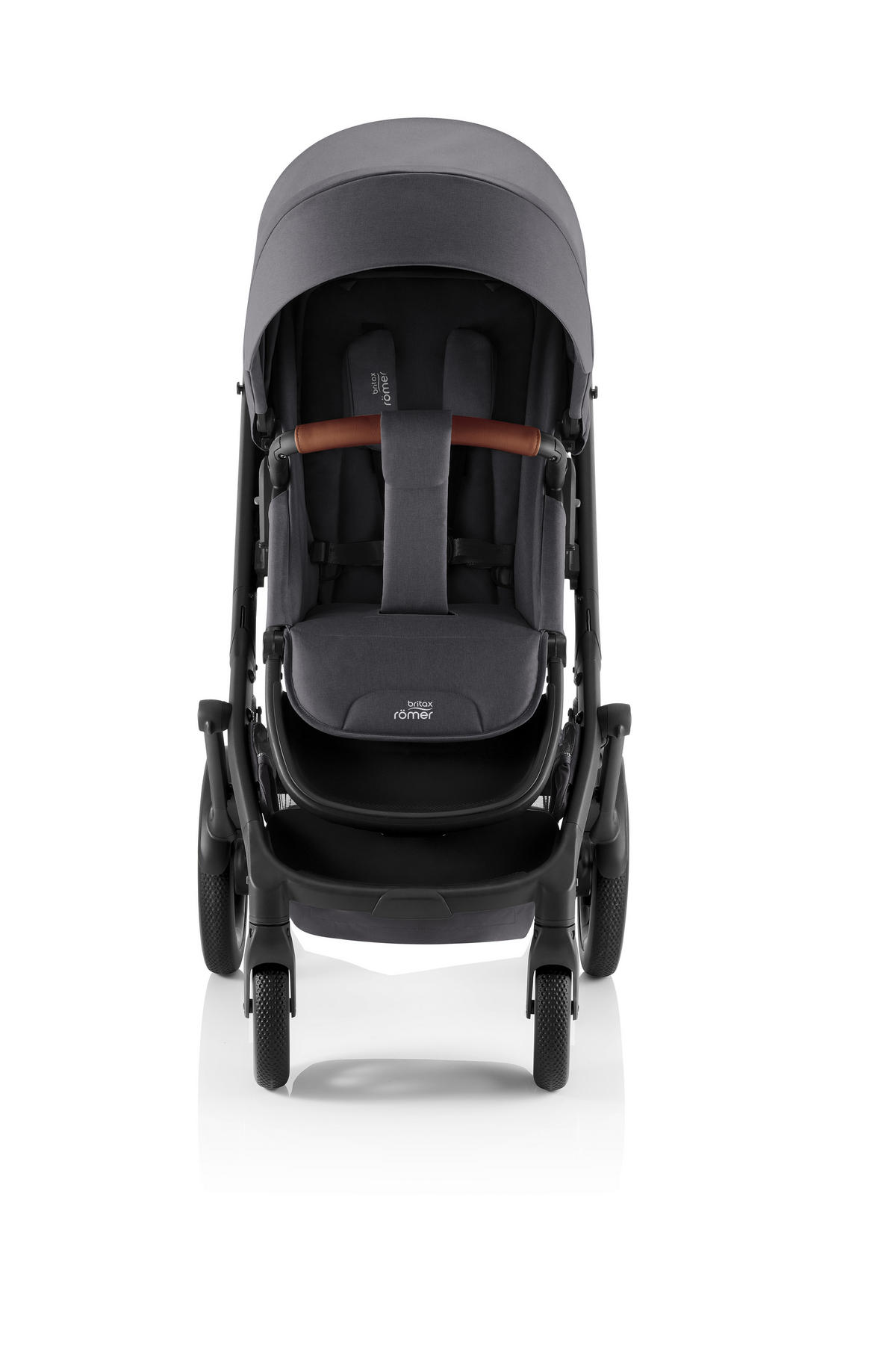 KINDERWAGEN  Smile 5Z  MIDNIGHT GREY  - Dunkelgrau/Schwarz, Basics, Textil/Metall (57/112/97,7cm) - Britax Römer