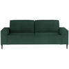 SCHLAFSOFA in Webstoff Grün  - Schwarz/Grün, Design, Textil/Metall (240/89/103cm) - Ti'me