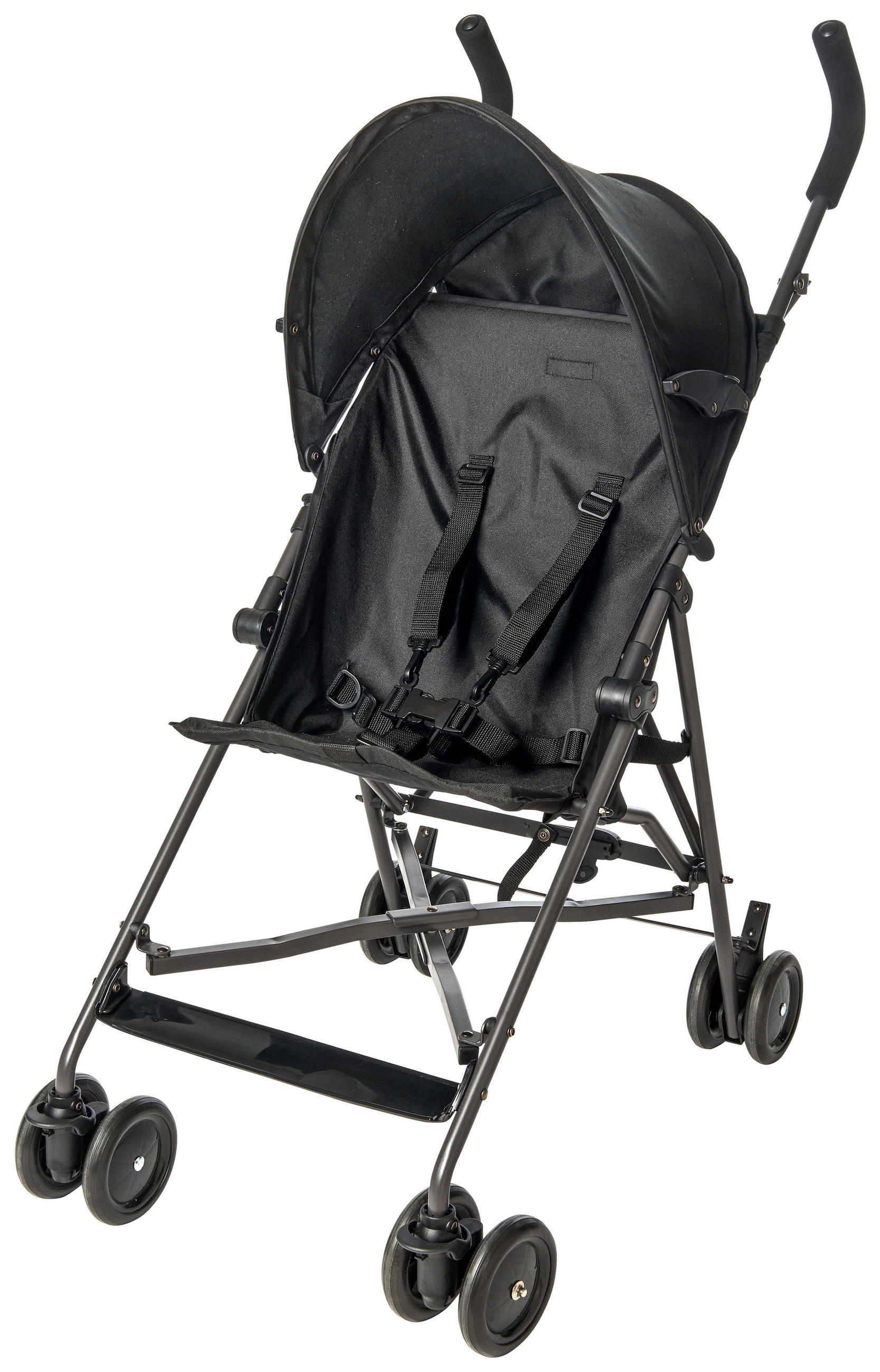 BUGGY Pepi  - Schwarz, Basics, Textil/Metall (80/46/97cm) - My Baby Lou