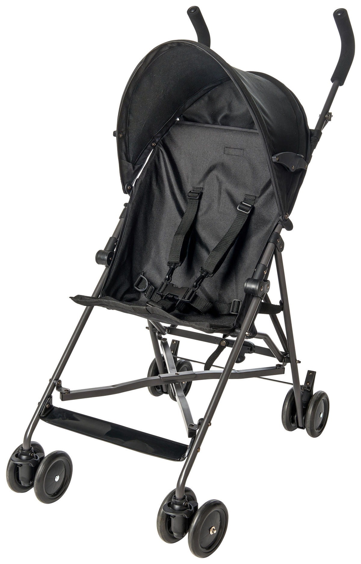 BUGGY Pepi  - Schwarz, Basics, Textil/Metall (80/46/97cm) - My Baby Lou