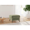 HOCKER Flachgewebe Hellgrün  - Schwarz/Hellgrün, KONVENTIONELL, Textil/Metall (58/50/58cm) - Sit & More