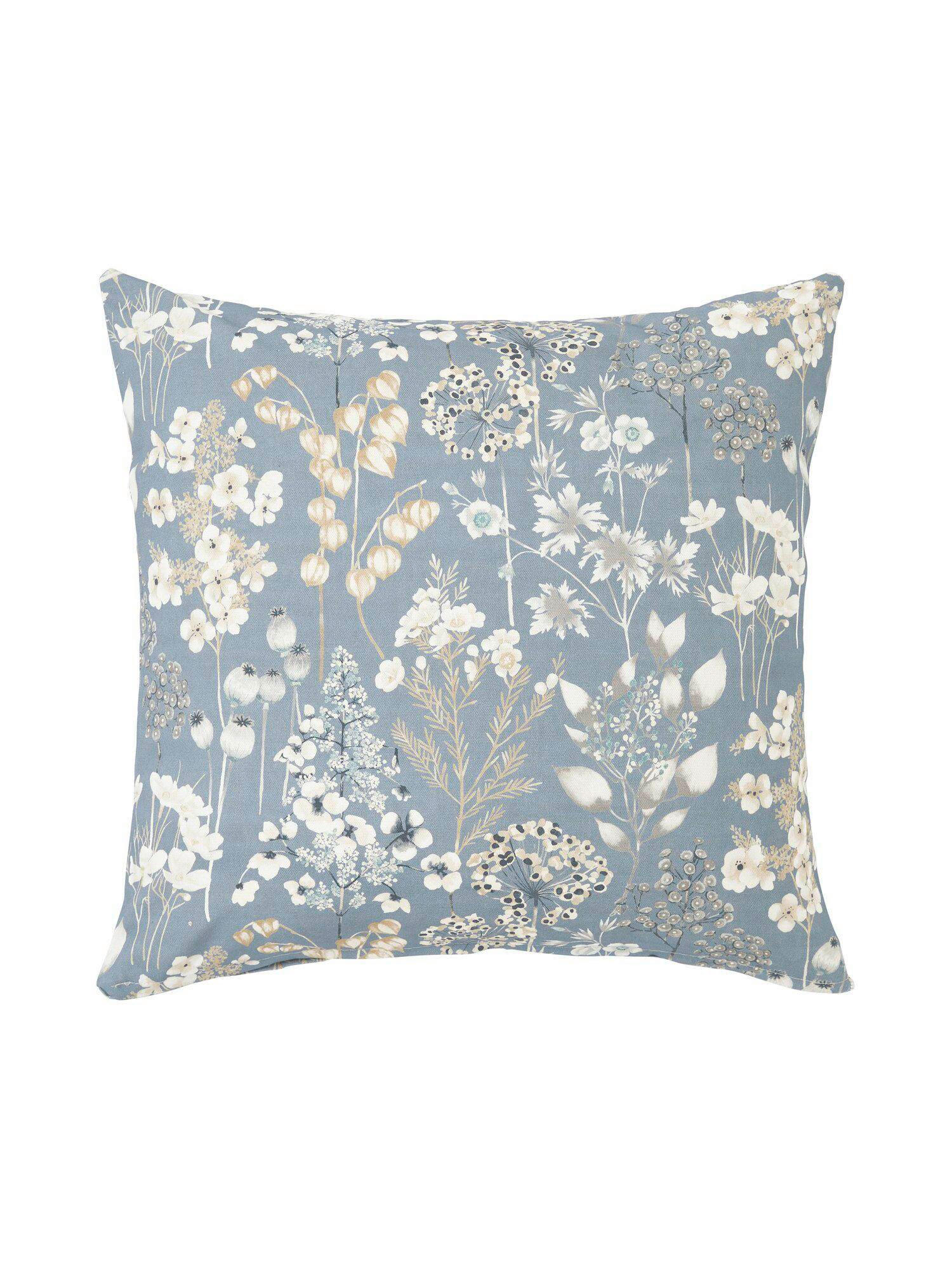 KISSENHÜLLE Wood 45/45 cm  - Blau, Basics, Textil (45/45cm) - Svanefors