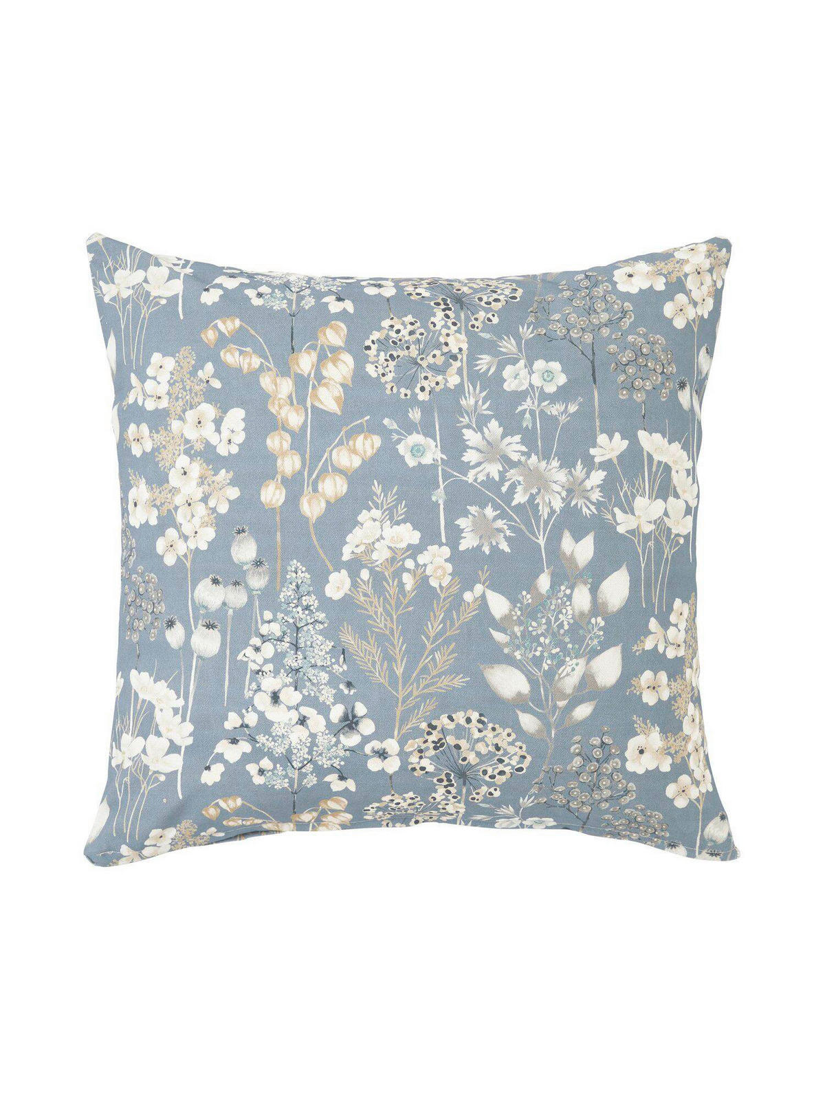 KISSENHÜLLE Wood 45/45 cm  - Blau, Basics, Textil (45/45cm) - Svanefors