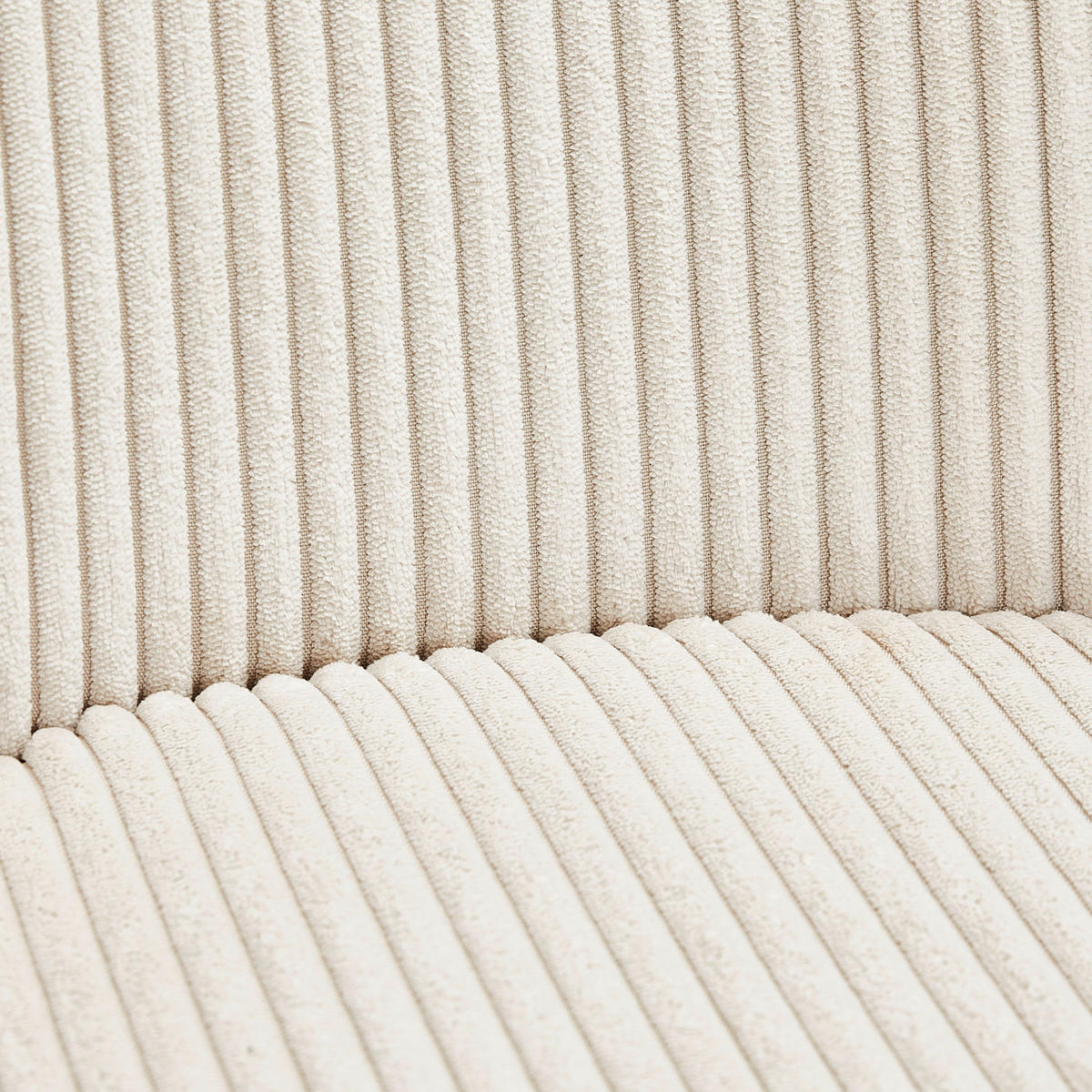 ARMLEHNSTUHL  in Eisen Cord  - Beige/Schwarz, Design, Textil/Metall (53/78/61cm) - Hom`in