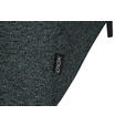 ECKSOFA in Struktur Dunkelgrau 205/280 cm - Dunkelgrau/Schwarz, Design, Textil/Metall (205/280cm) - Xora