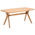 ESSTISCH in Holz 160/90/75 cm  - Eichefarben, Design, Holz (160/90/75cm) - Linea Natura