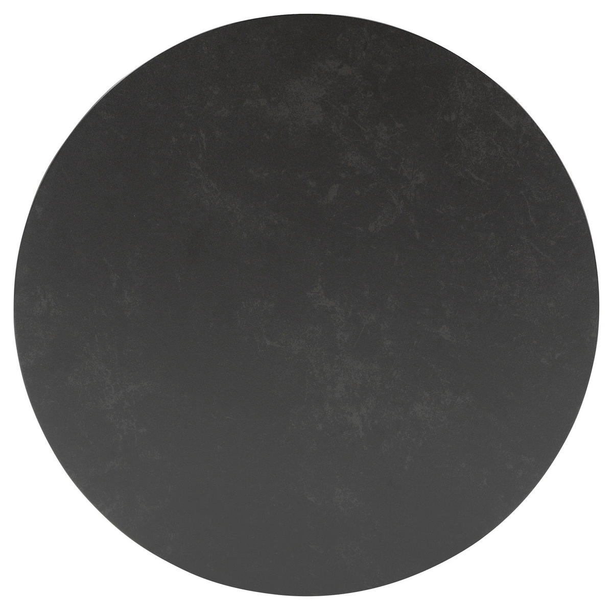 BEISTELLTISCH 55/55/50 cm Grau, Schwarz rund  - Schwarz/Grau, Design, Keramik/Metall (55/55/50cm) - Stylife