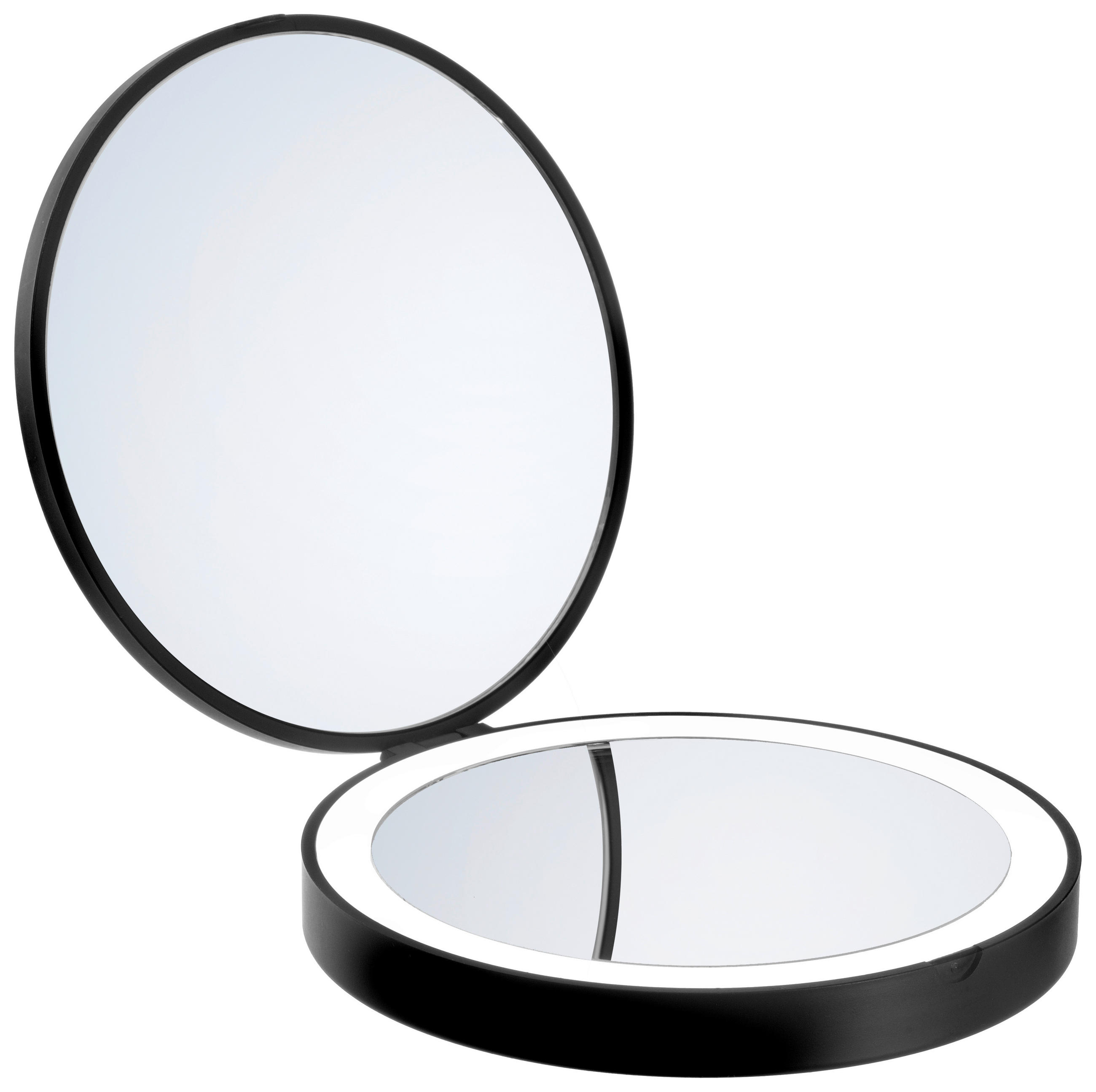 SCHMINKSPIEGEL Schwarz  - Schwarz, Basics, Kunststoff (12cm) - Smedbo