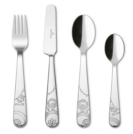 KINDERBESTECK - Edelstahlfarben, Design, Metall (21,5/15/2,5cm) - Villeroy & Boch