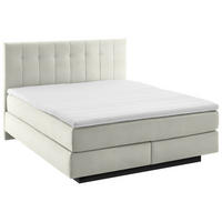 BOXSPRINGBETT 160/200 cm  in Naturfarben  - Schwarz/Naturfarben, Modern, Holzwerkstoff/Kunststoff (160/200cm) - Beldomo - Sleep