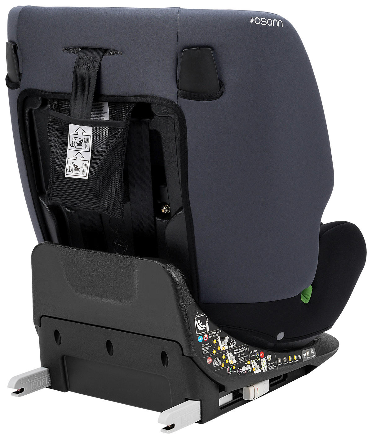 REBOARDER-KINDERSITZ  - Schwarz, KONVENTIONELL, Kunststoff (43/58/48,5cm)