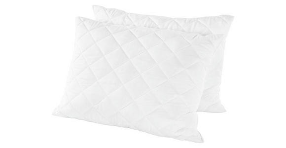 Kopfpolster mit Faserkugeln Julia 70x90cm - Weiß, KONVENTIONELL, Textil (70/90cm) - Primatex