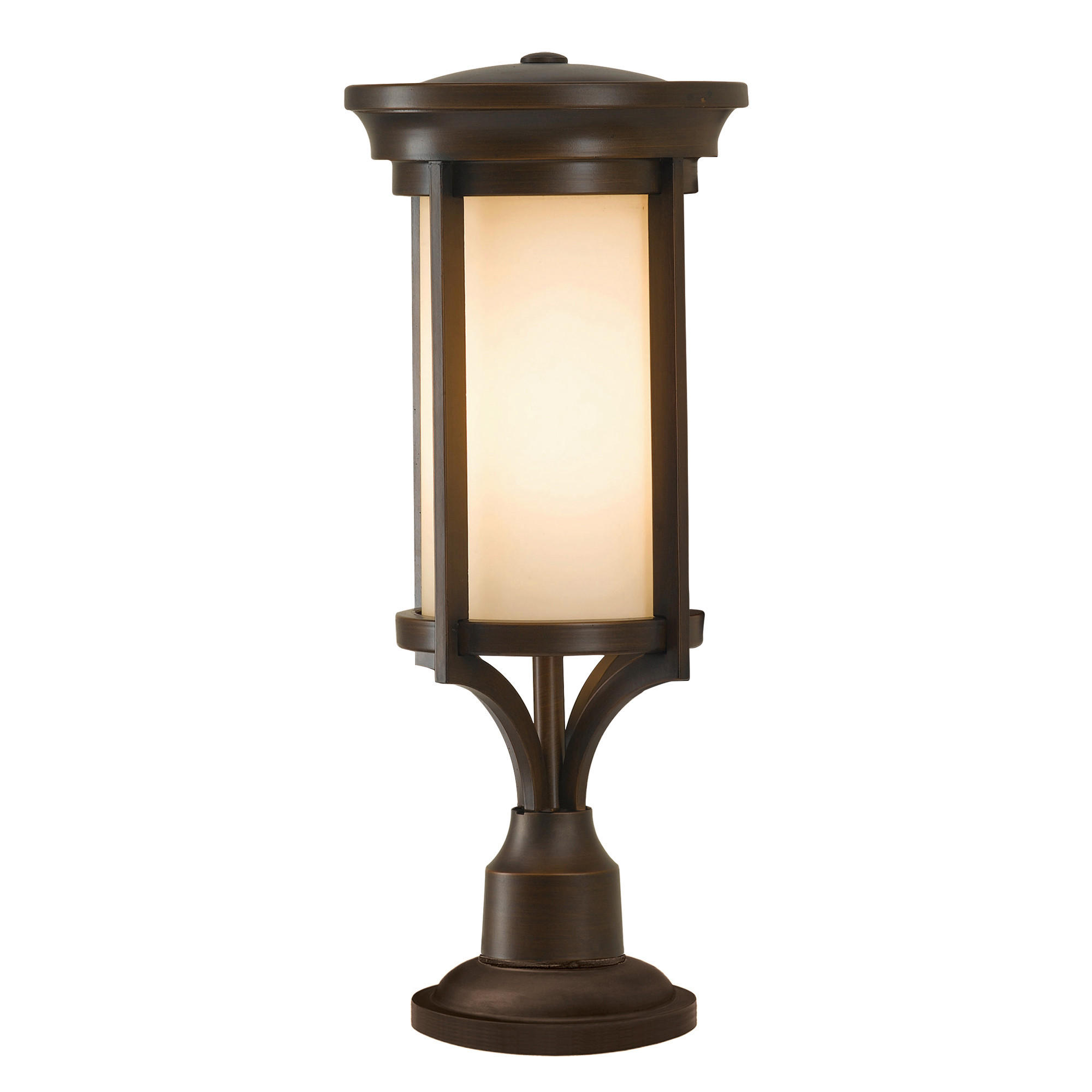 SOCKELLEUCHTE - Bronzefarben, Konventionell, Glas/Metall (19.4/60cm) - Elstead Lighting