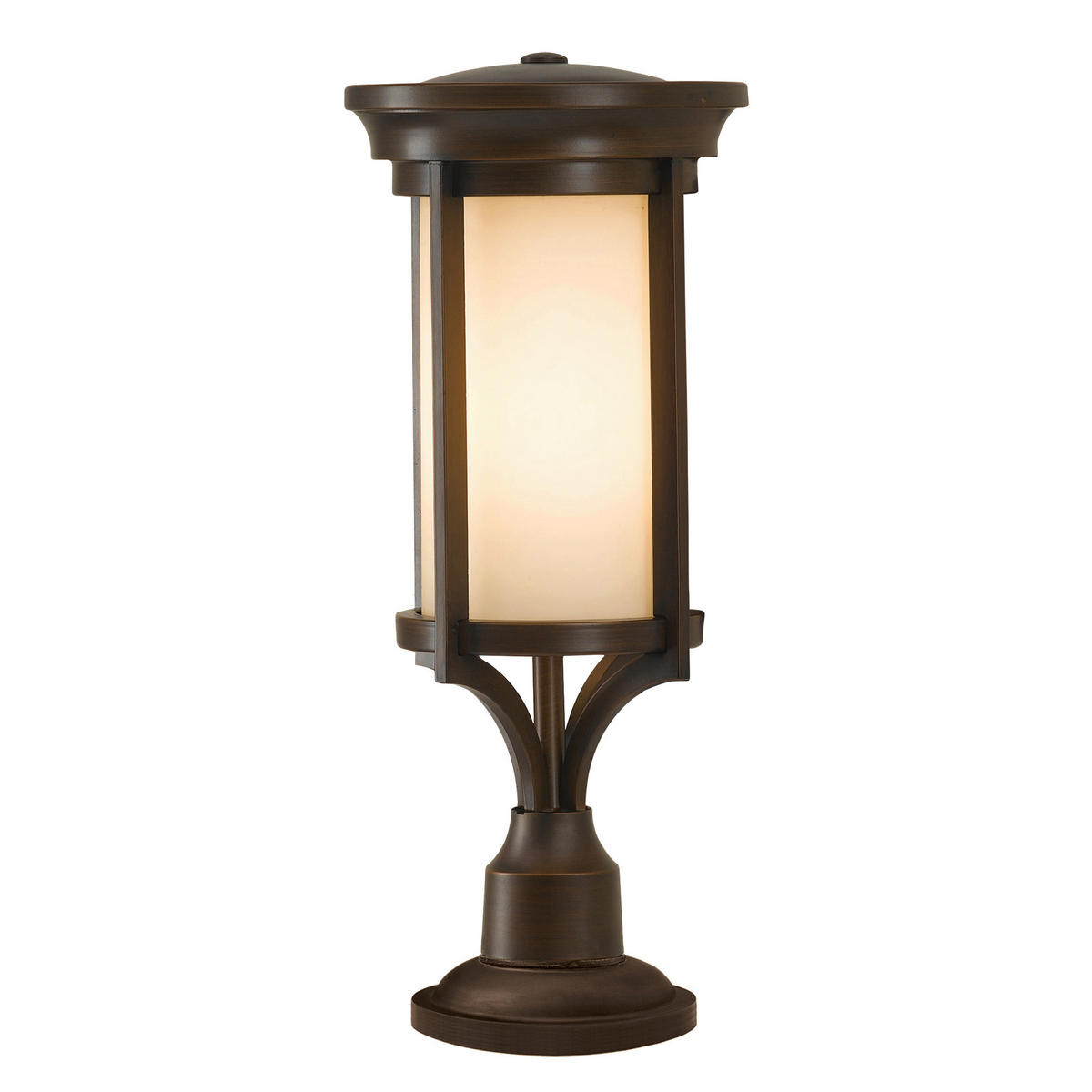 SOCKELLEUCHTE - Bronzefarben, Konventionell, Glas/Metall (19.4/60cm) - Elstead Lighting