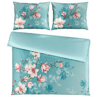 LENJERIE DE PAT CU DOUĂ FEȚE 220/200 cm  - albastru, Design, textil (220/200cm) - Esposa