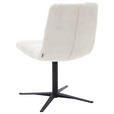 STUHL - Creme/Schwarz, Design, Textil/Metall (52/88/66cm) - Dieter Knoll