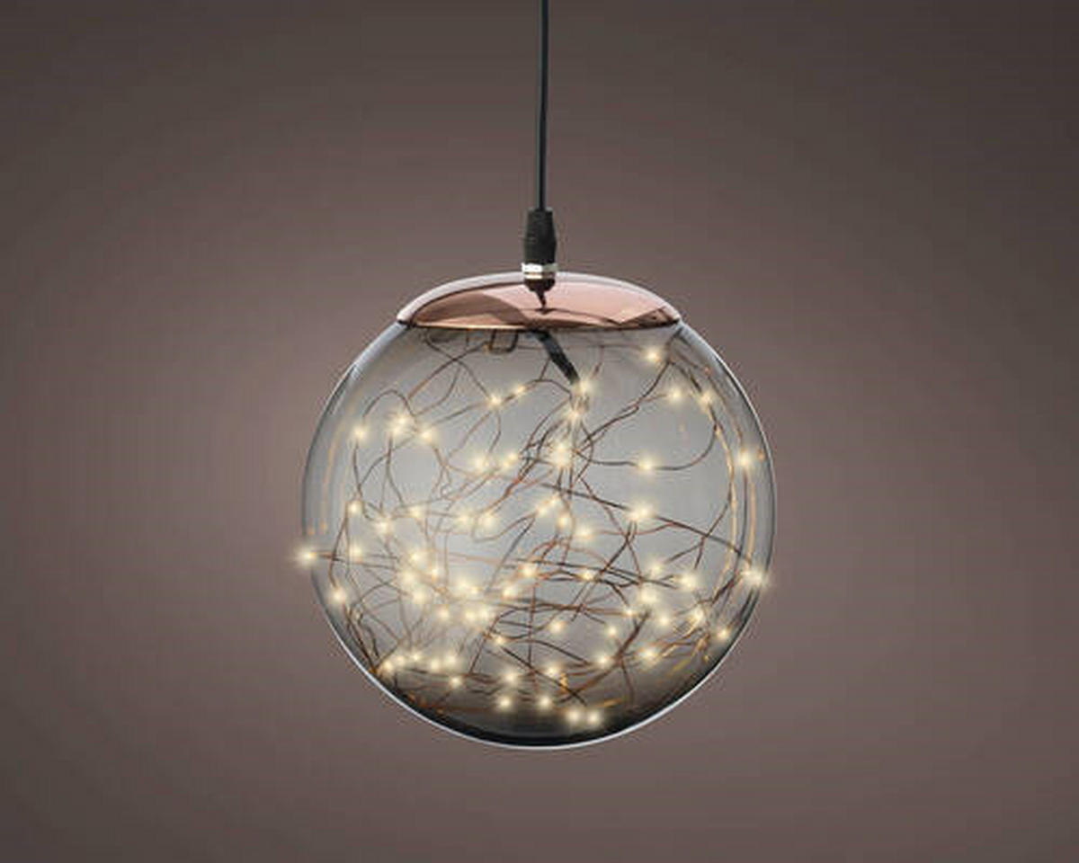 UKRASNA LED LAMPA - prozirna, Osnovno, plastika (20cm)