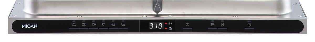GESCHIRRSPÜLER GSV60DM  - Silberfarben, Basics, Kunststoff/Metall (59,8/82/55cm) - Mican