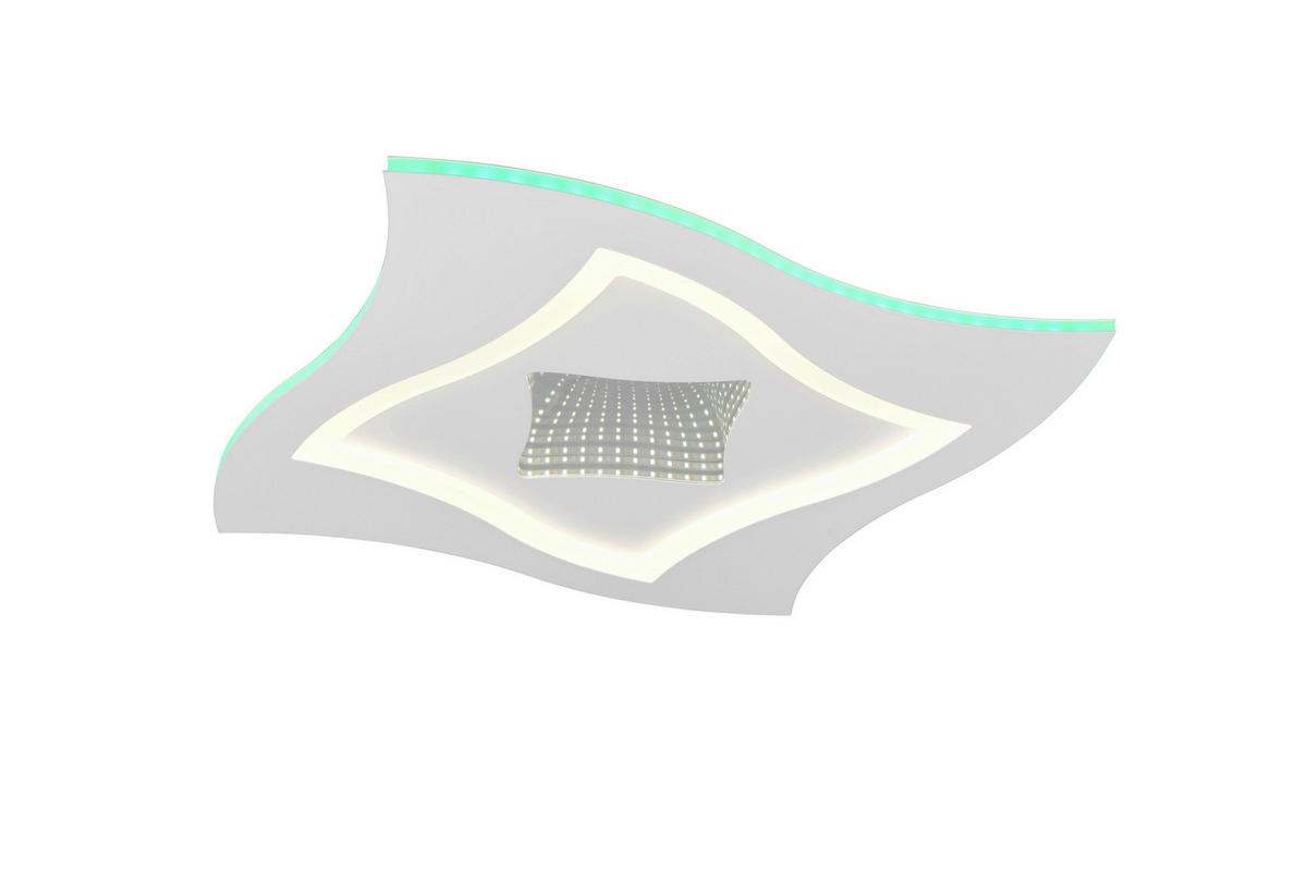 PLAFONIERĂ CU LED - alb, Basics, metal (50/6/50cm)