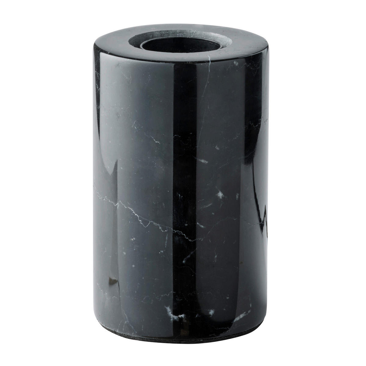 TISCHLEUCHTE 8/13 cm  - Schwarz, Basics, Stein (8/13cm) - Osram