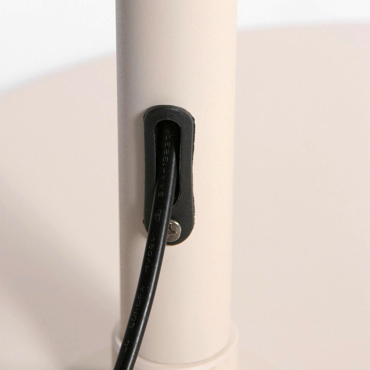 STEHLEUCHTE SPARKELD LIGHT 50/240/230 cm Modern  - Beige/Creme, Trend, Naturmaterialien/Metall (50/240/230cm)