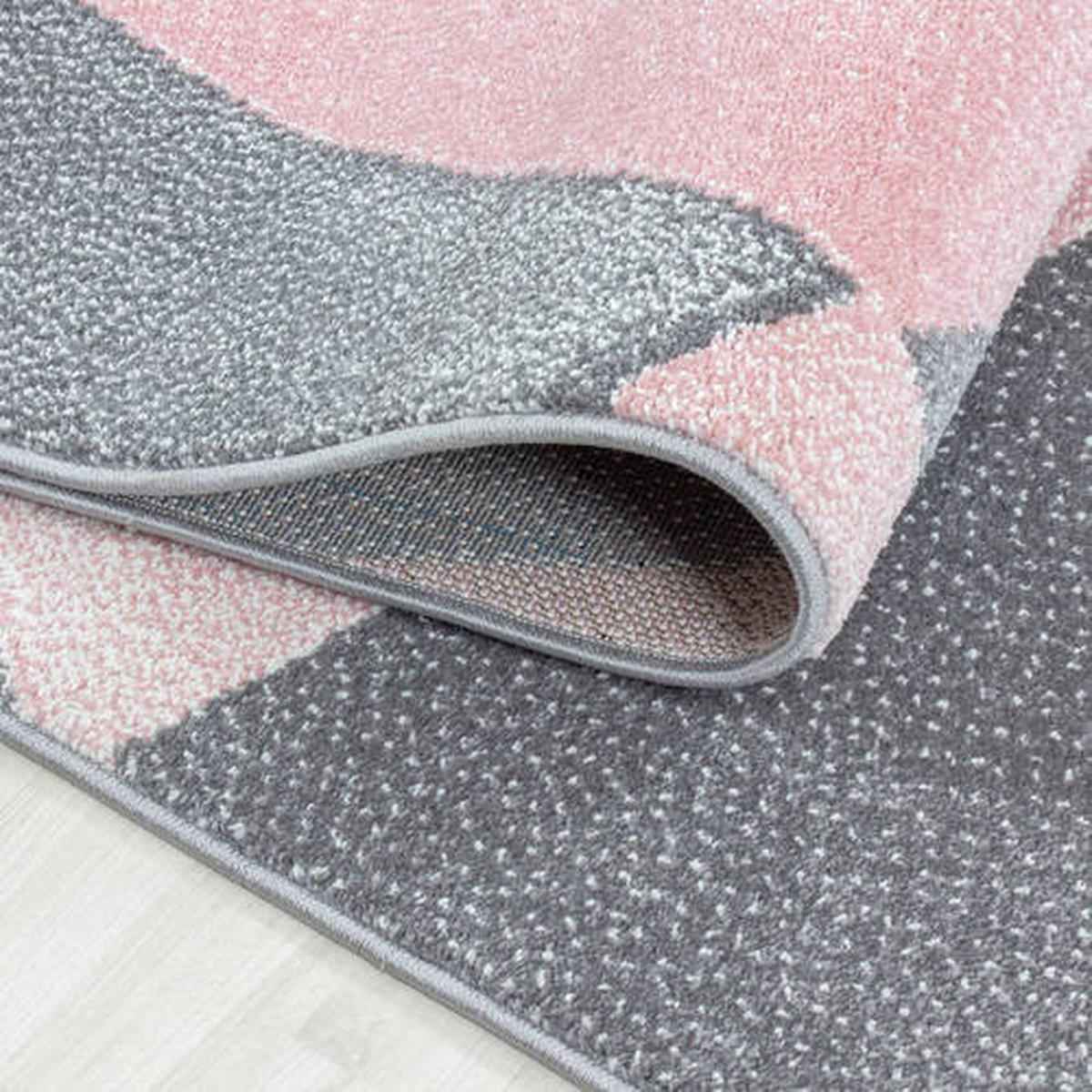 VÄVD MATTA 140/200 cm Beta  - pink, Basics, textil (140/200cm) - Novel