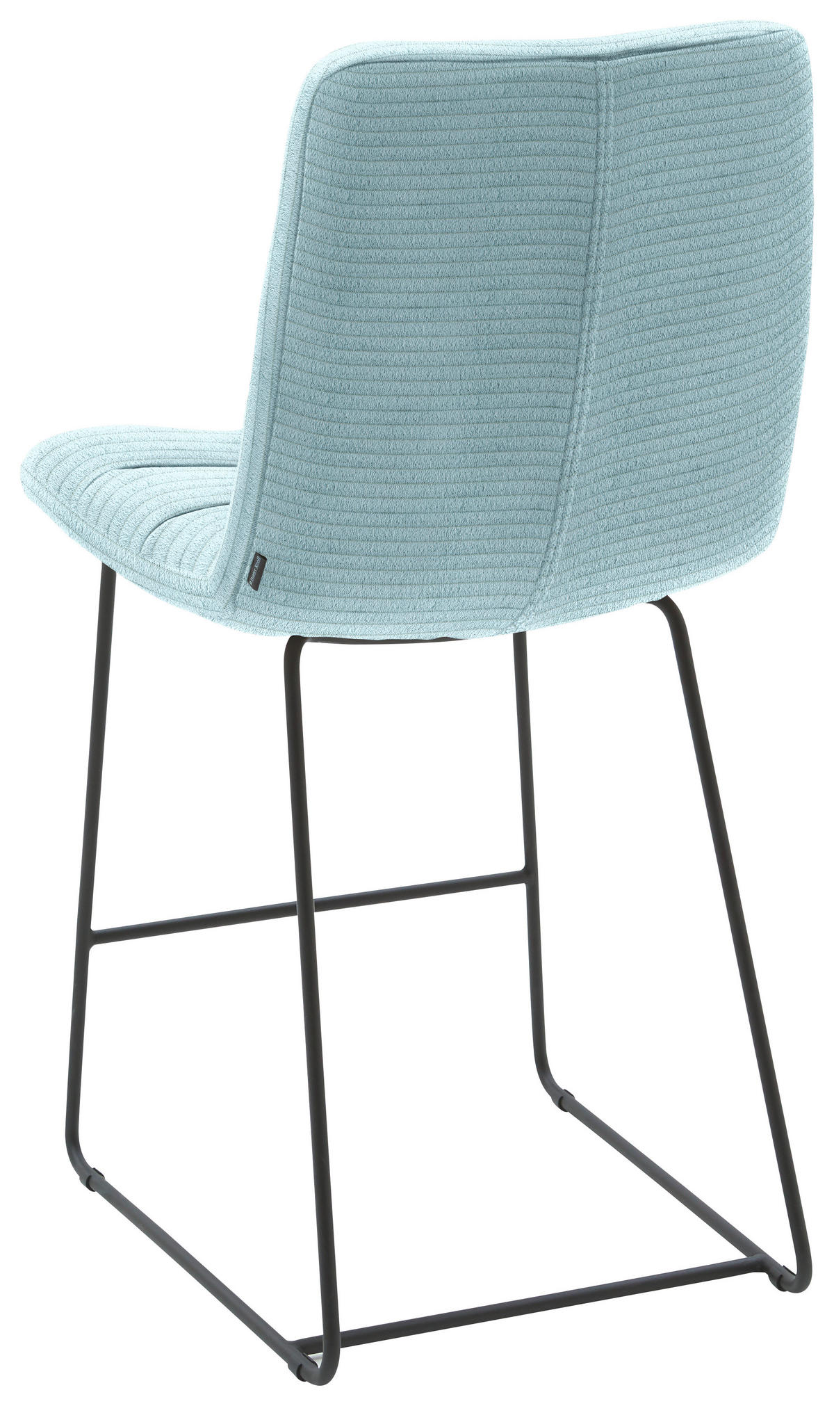 TRESENSTUHL - Schwarz/Hellblau, Design, Textil/Metall (52/106/66cm) - Dieter Knoll
