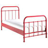 KINDER-/JUNIORBETT 90/200 cm  in Rot  - Rot, ROMANTIK / LANDHAUS, Metall (90/200cm) - MID.YOU