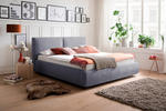 POLSTERBETT 180/200 cm  in Blau  - Blau, MODERN, Kunststoff/Textil (180/200cm) - Livetastic