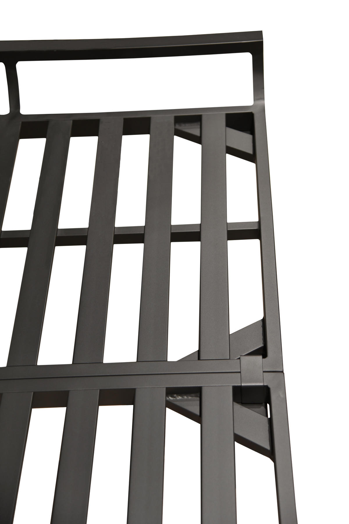 DOPPELLIEGE 170/62/175 cm  - Dunkelgrau/Grau, Basics, Kunststoff/Textil (170/62/175cm) - Gardenson