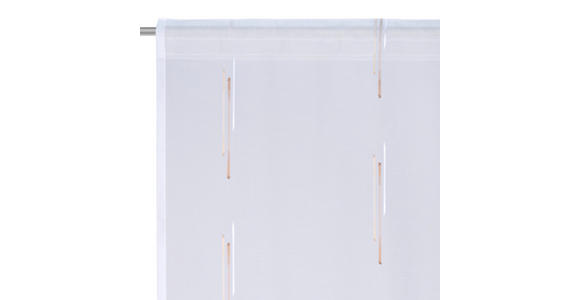 FERTIGVORHANG transparent  - Kupferfarben, Basics, Textil (135/245cm) - Esposa