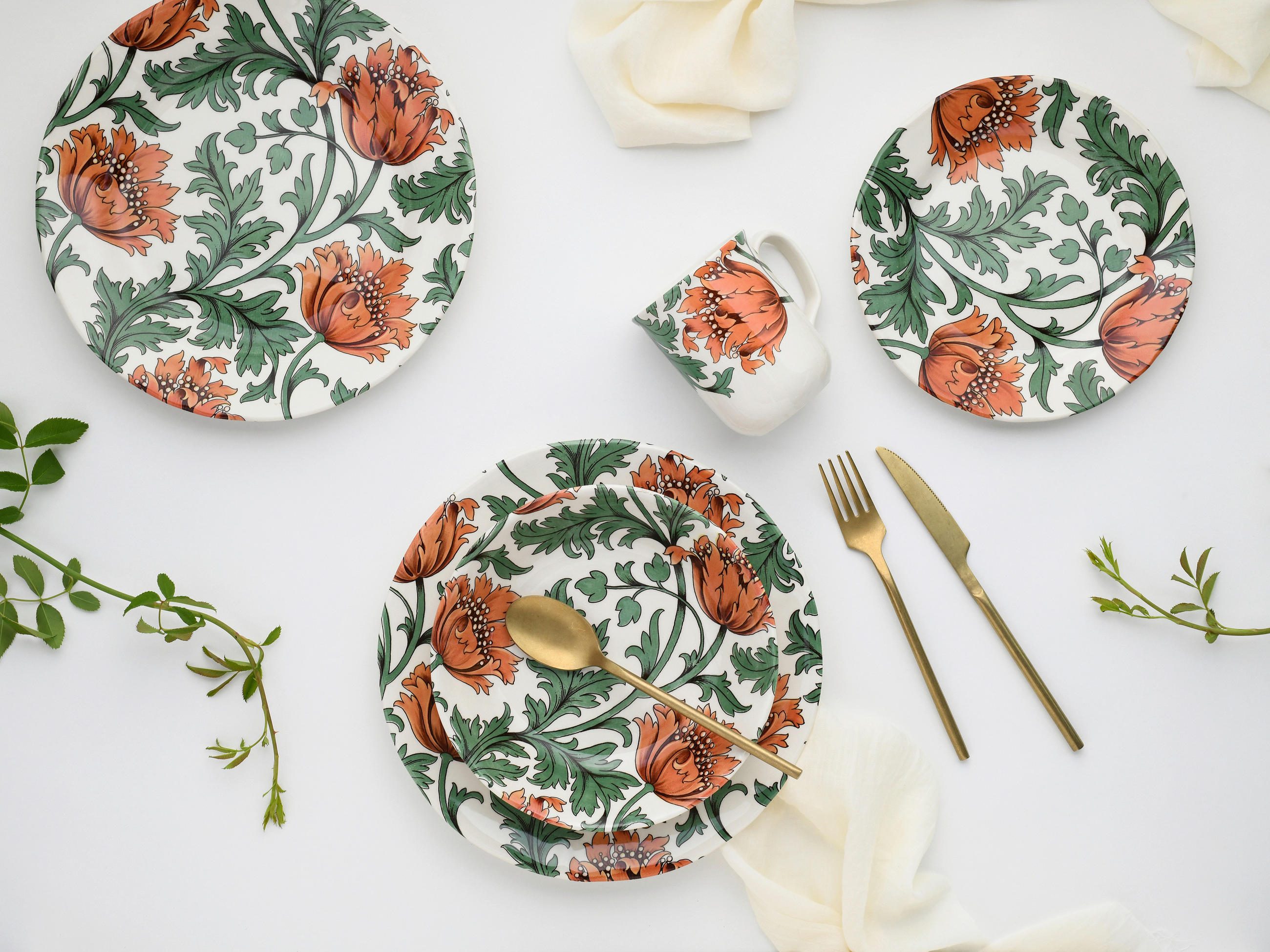 KOMBISERVICE Euböa 16-teilig  - Multicolor, Basics, Keramik - Creatable