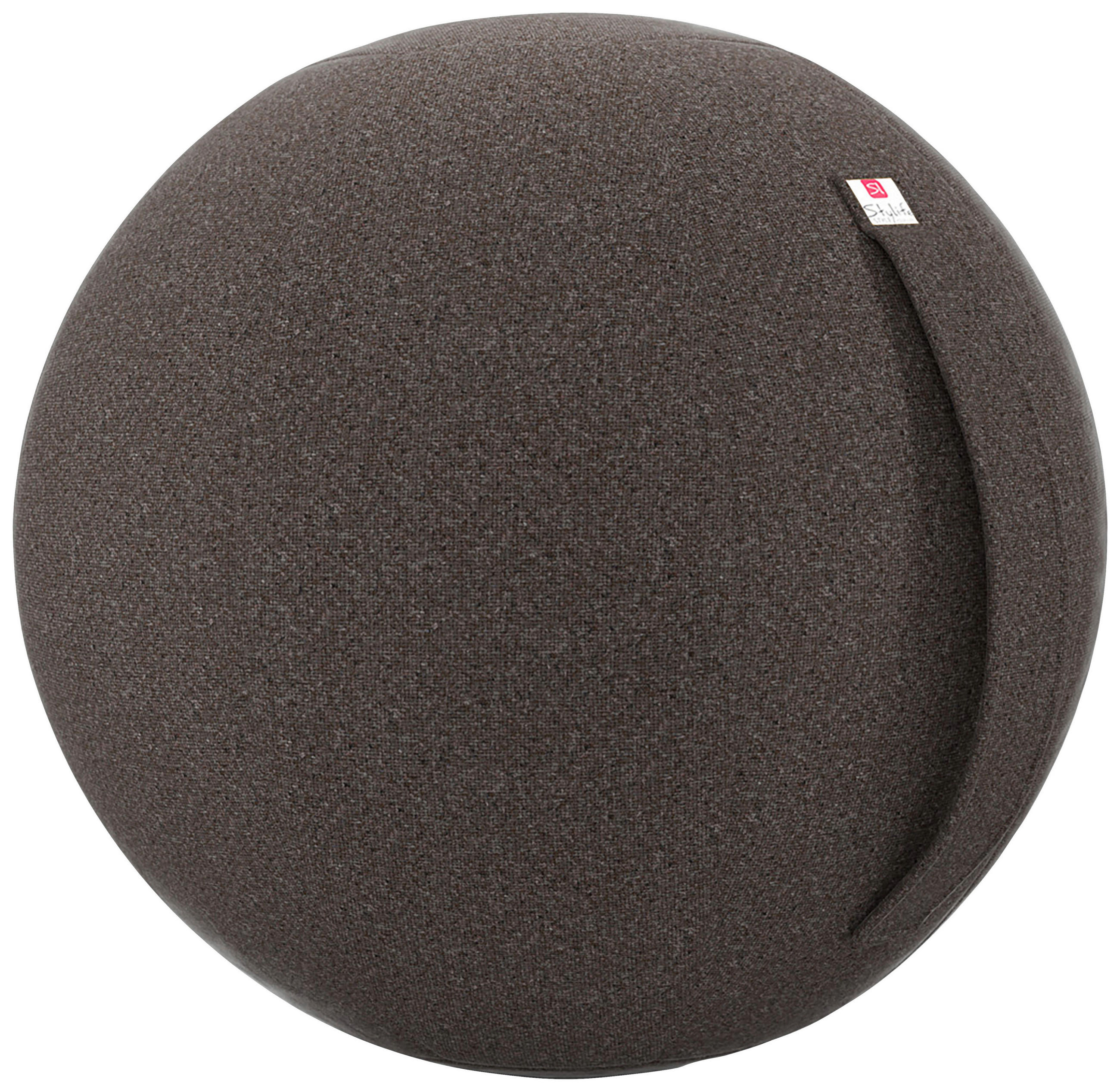 SITZBALL Chenille  - Taupe, Design, Textil (65cm) - Stylife