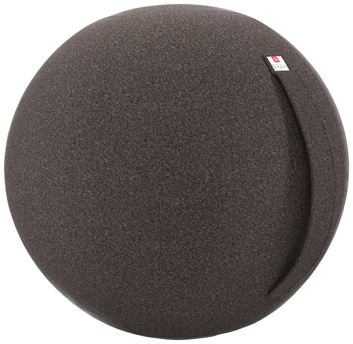 SITZBALL Chenille  - Taupe, Design, Textil (65cm) - Stylife