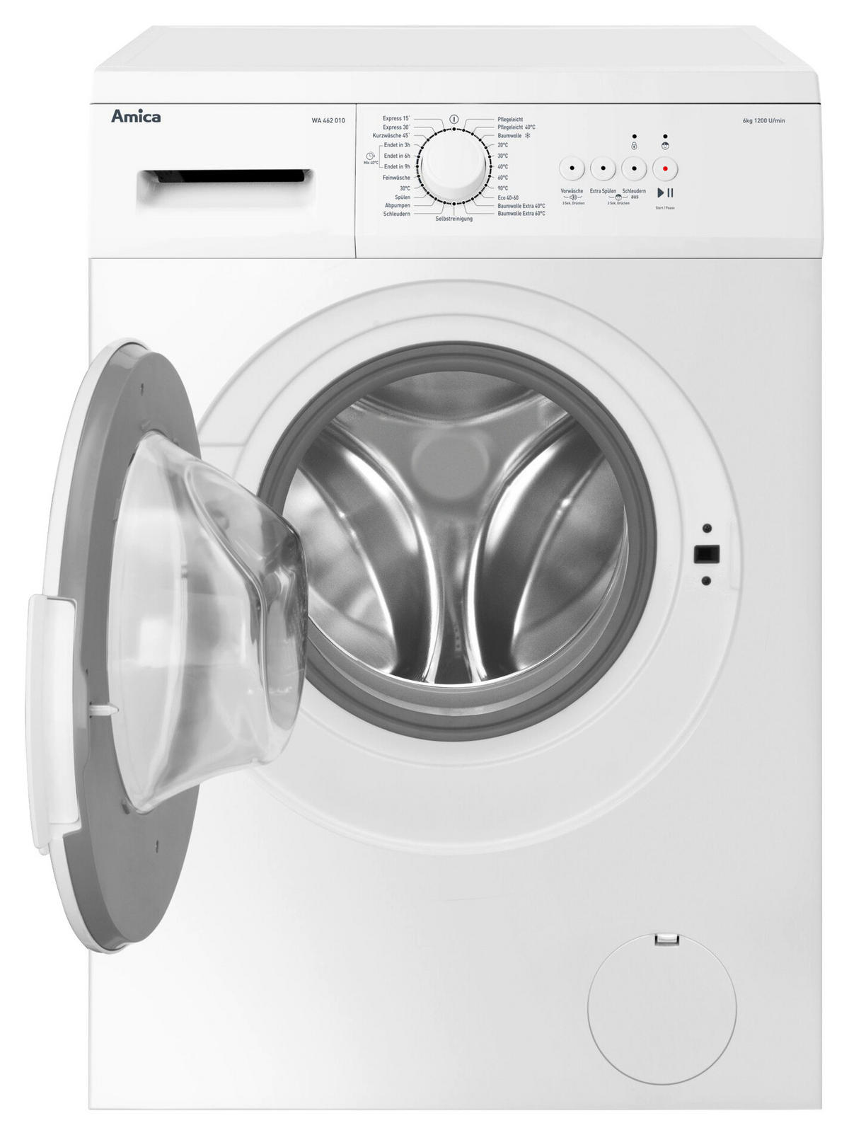 WASCHMASCHINE WA 462 010   - Weiß, Basics, Kunststoff/Metall (59,5/85,0/40,0cm) - Amica