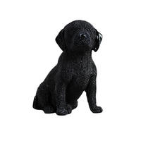 SCULPTURĂ - negru/negru lucios intens, Basics, plastic (16/9/14cm)