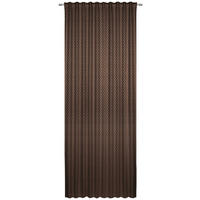 KÉSZFÜGGÖNY részben fényzáró  - barna, Konventionell, textil (140/245cm) - Dieter Knoll