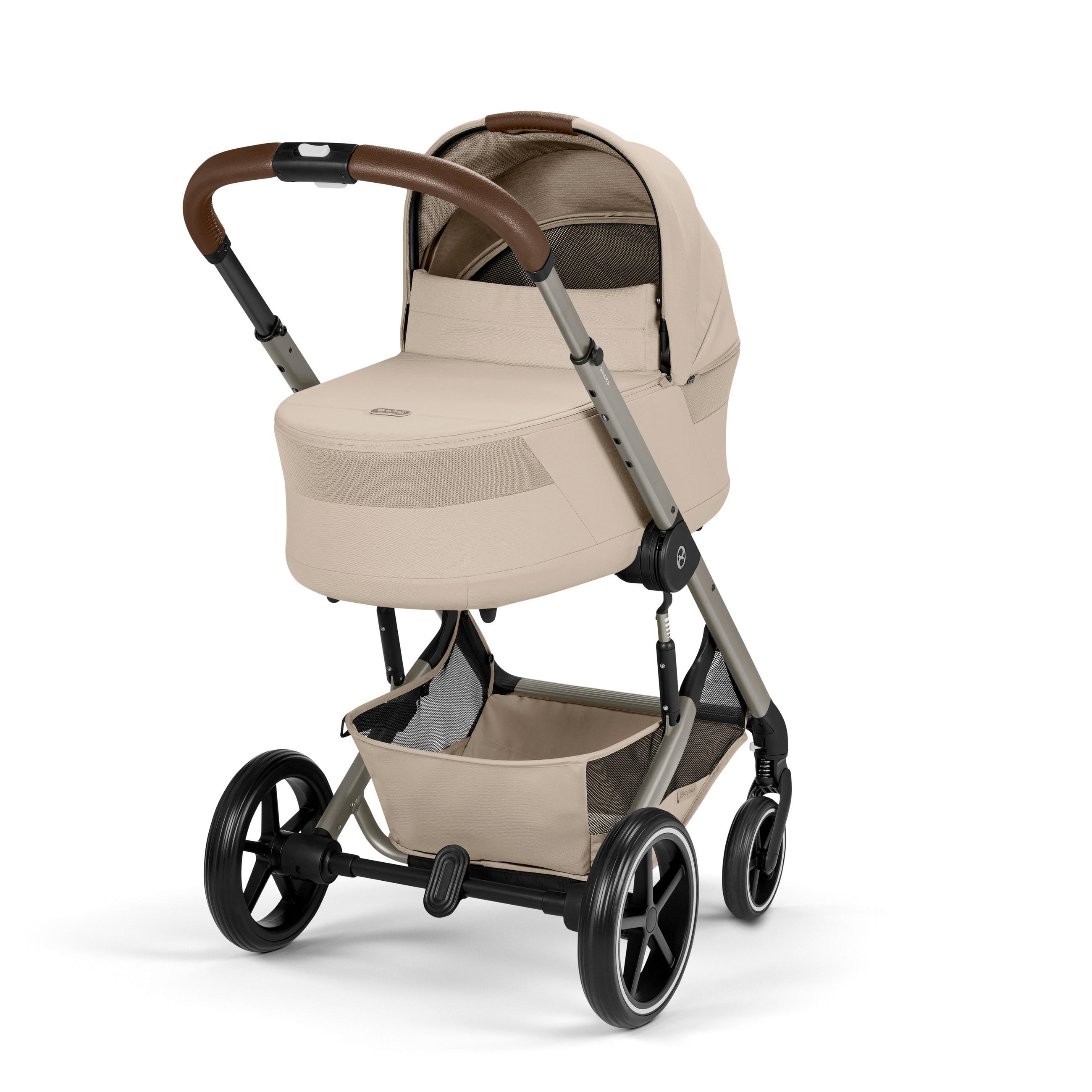 KOMBINIRANA DJEČJA KOLICA  Balios S inkl. Cot S  - bež/taupe, Basics, tekstil/metal (87/60/108cm) - cybex GOLD