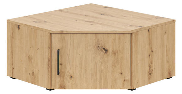 AUFSATZSCHRANK 101/35/79 cm  - Schwarz/Eiche Artisan, MODERN, Holzwerkstoff/Kunststoff (101/35/79cm) - Carryhome