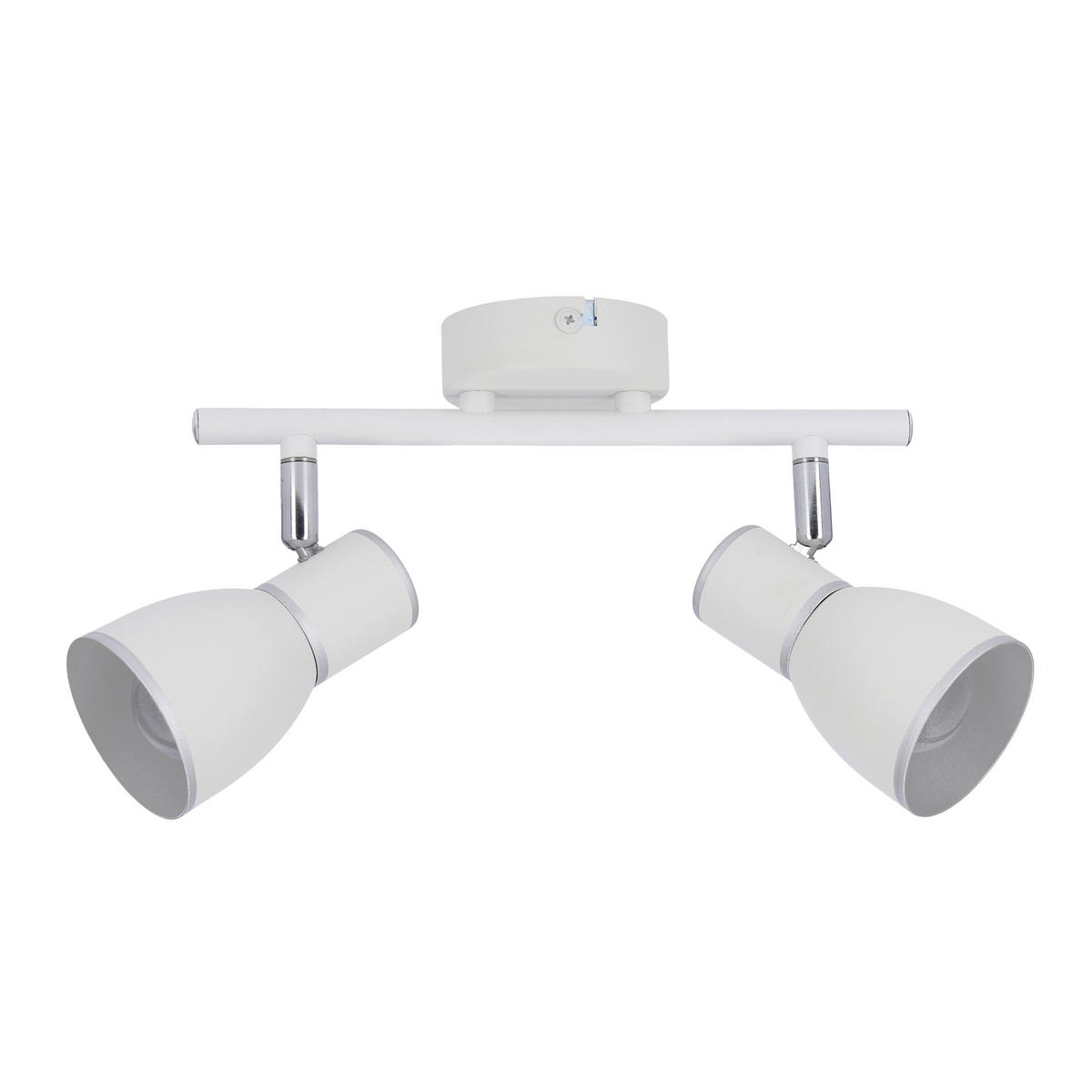 TAKLAMPA Fido 35/8/16 cm  - vit/kromfärg, Klassisk, metall (35/8/16cm)