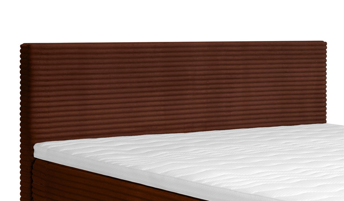 BOXBETT 140/200 cm,  in Rostfarben,  - Rostfarben/Schwarz, Basics, Holz/Kunststoff (140/200cm) - Livetastic