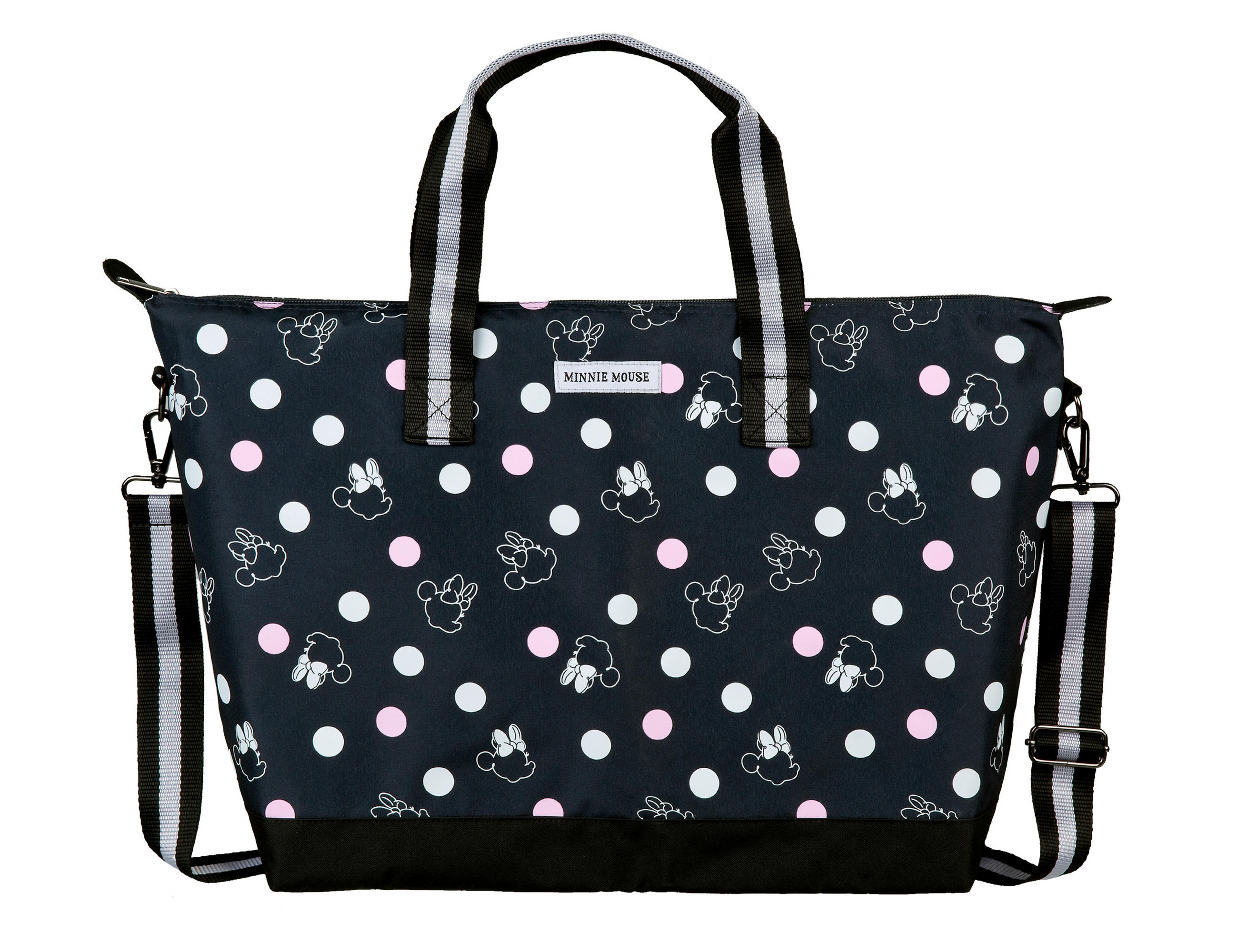 WEEKENDER Minnie Mouse  - Hellrosa/Schwarz, Basics, Textil (40/36/18cm) - Disney
