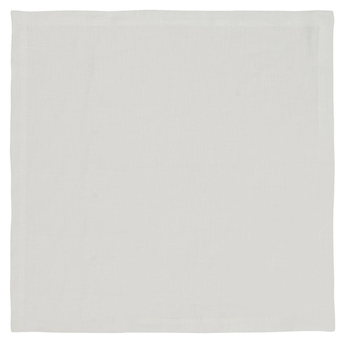 SERVIETTE  40/40 cm   - Weiß, Basics, Textil (40/40cm) - Novel