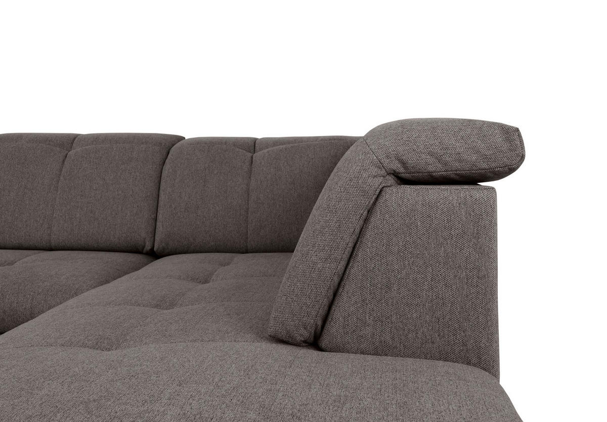 WOHNLANDSCHAFT Grau  - Grau, Design, Textil/Metall (173/328/215cm) - MID.YOU