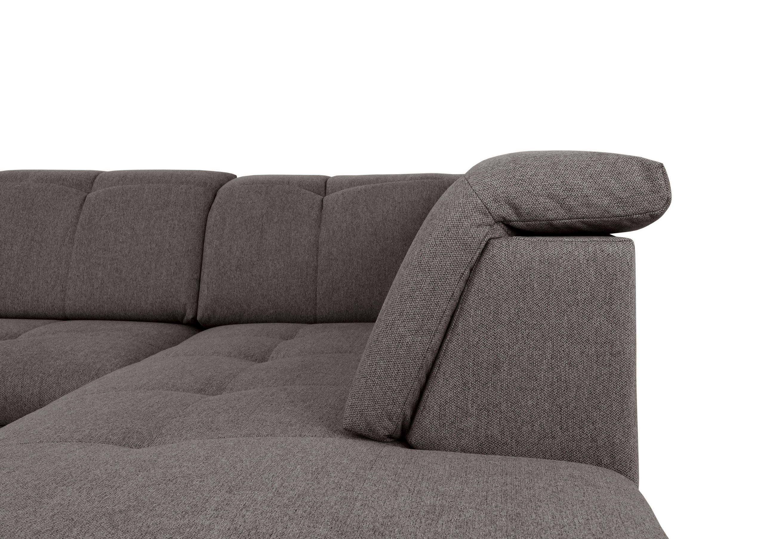 Thumbnail - Mid.you Wohnlandschaft Ramzes, Grau, Textil, 6-Sitzer, U-Form, 328x215 cm, Made in EU, seitenverkehrt erhältlich, Rücken...