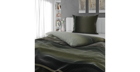 BETTWÄSCHE Charlottesville Satin 140/200 cm - Grün, Basics, Textil (140/200cm) - Novel