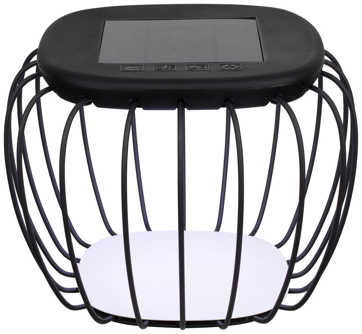 AUßENLEUCHTE 40/30 cm   - Schwarz, Trend, Kunststoff/Metall (40/30cm) - Novel