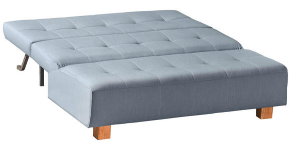 SCHLAFSOFA Juice in Hellblau  - Naturfarben/Hellblau, Design, Holz/Textil (165/92/102cm) - Novel