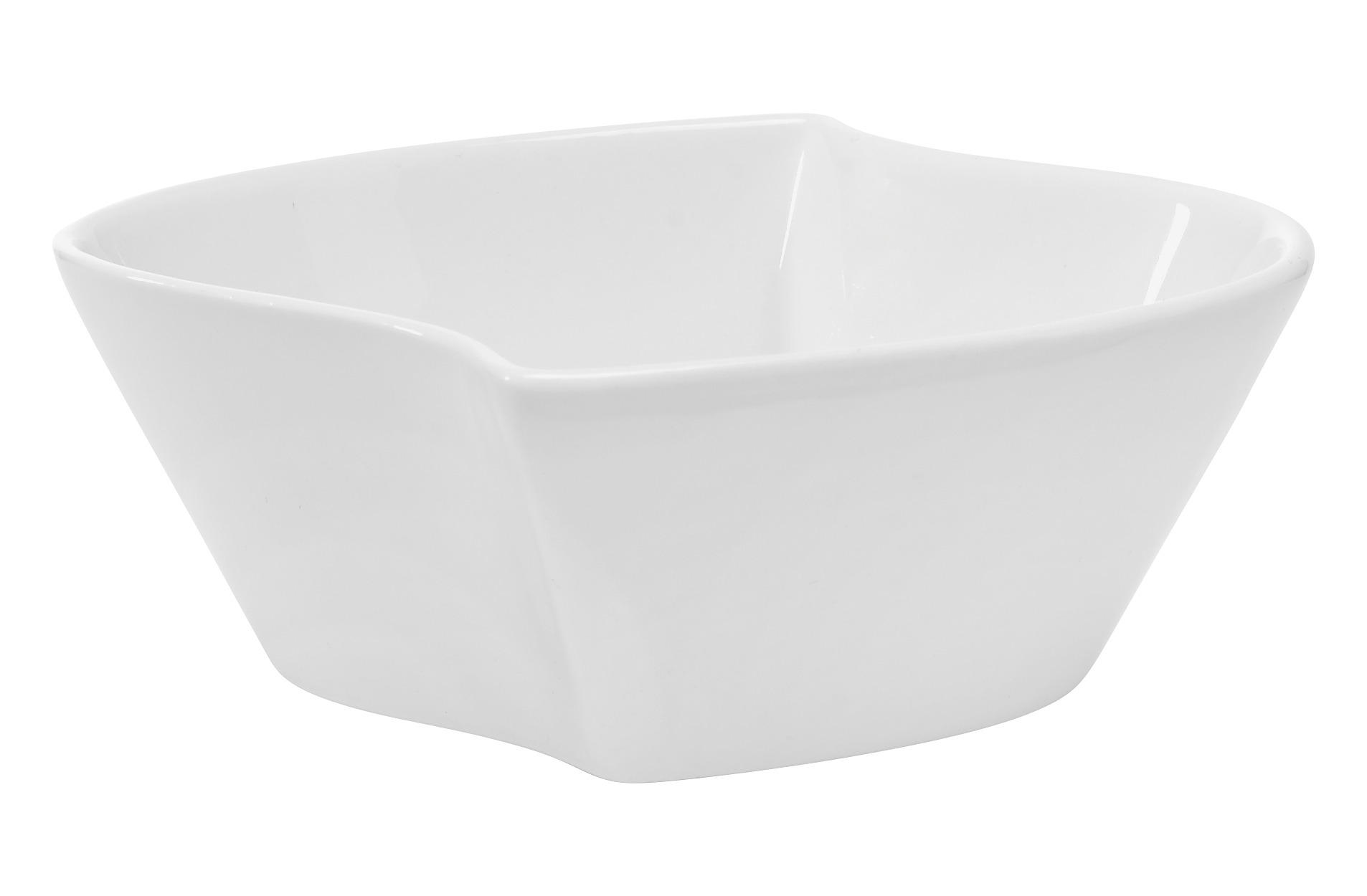 SCHÜSSEL SWING  10,8/10,2/4,3 cm  - Weiss, Basics, Keramik (10,8/10,2/4,3cm) - Novel